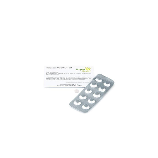 SimplexHealth Total Hardness Water Test YES/NO (10 Tablets) Water Softener Test kit