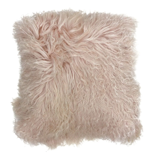 Paoletti Mongolian Polyester Filled Cushion Wool Shell