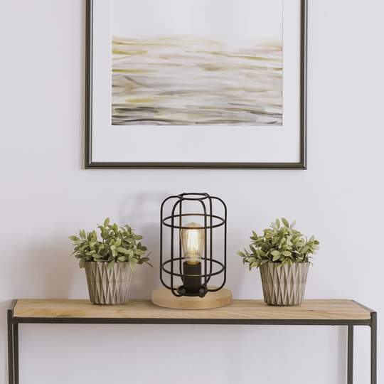 Versus 24.5Cm Black Table Lamp