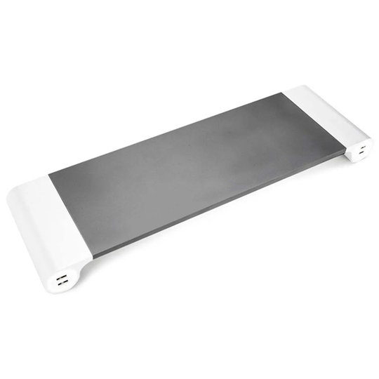 Aquarius Aluminium Space-saving Desktop Organiser - Space Grey