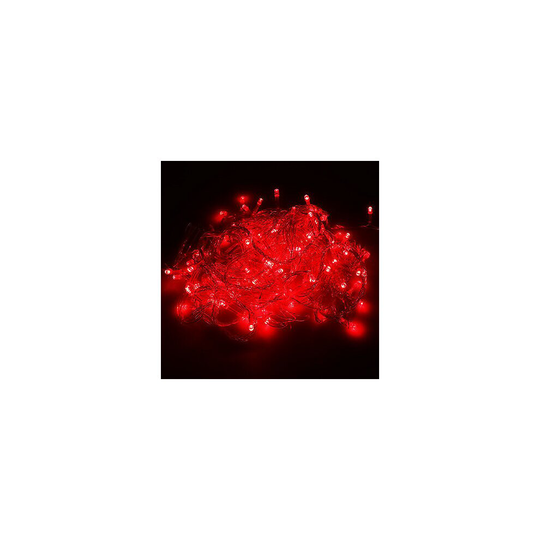 (10M 100 LED Red★Waterproof Halloween Light, 220V Plug With UK Adapter) LED Mains Fairy String Lights Christmas Tree Party Outdoor Garden Lights