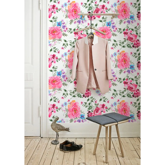 Wallpaper Roll 312X219 Material w/Print Mural Decoration Kitchen Living/Bedroom-Rose Romantic Flower
