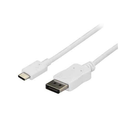 StarTech 1M USB C to DisplayPort White Cable