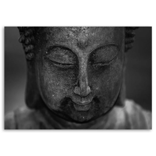 Canvas Print Head Meditating Buddha