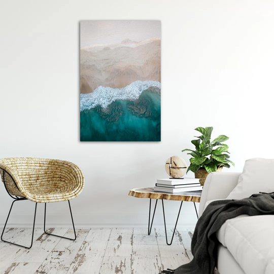 Poster, Waves On The Seashore