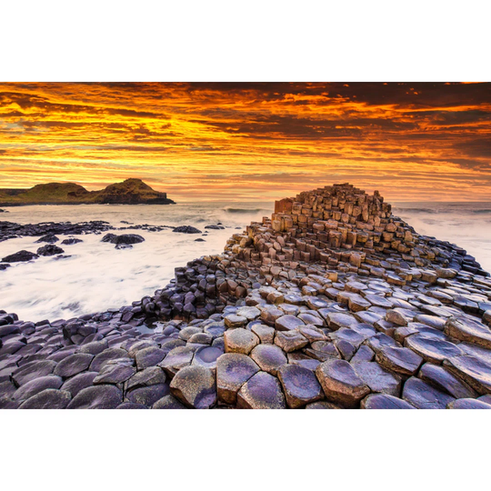 Sunset On The Giants Causeway