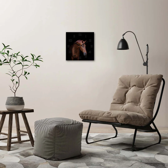 Horse Silent Wall Clock
