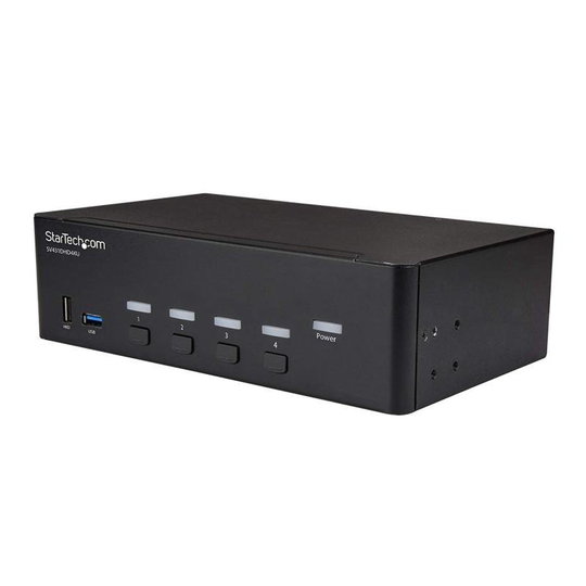 StarTech 4 Port HDMI 4K 30Hz Dual Display KVM Switch