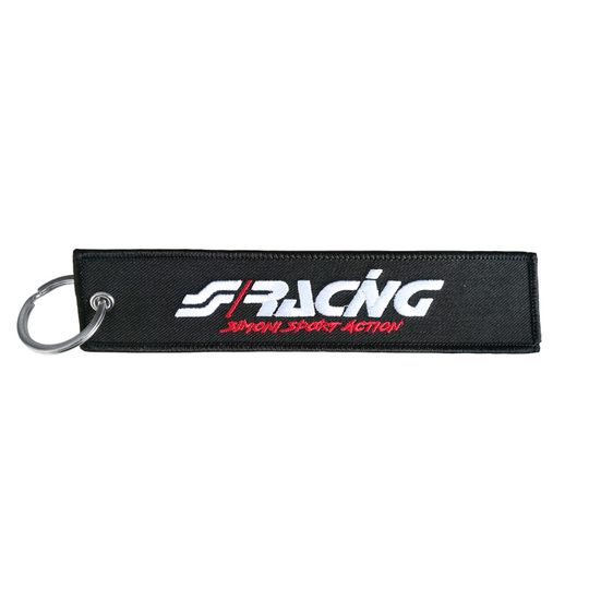 Simoni Racing Sleutelhanger - Remove Before Flight - Zwart SR SRK9