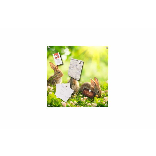 Rabbit Magnetic Wall Mounted Photo Memo Board