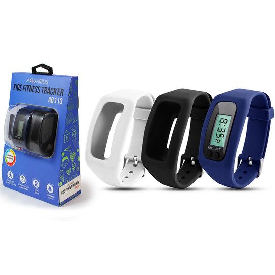Aquarius Kids Pedometer - Blue