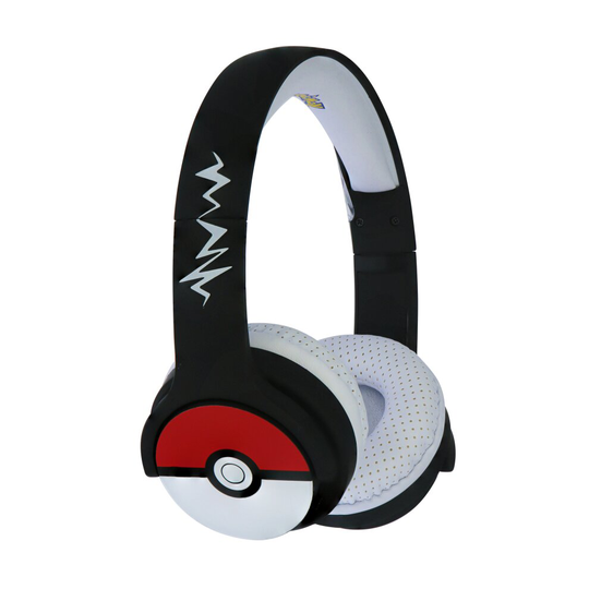Pokemon Pokeball Kids Wireless Bluetooth Headphones - Black