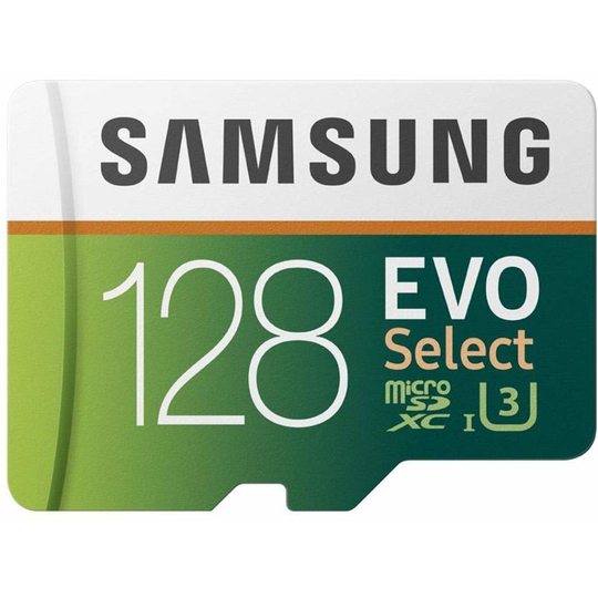 Samsung MB-ME128GA/EU 128 GB Evo Select Micro SD Card with Adaptor