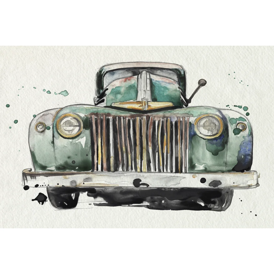 Headlights II by Jennifer Paxton Parker - Wrapped Canvas Painting