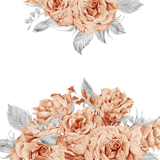 Walllpaper Roll 416X254cm Wallpaper Material With Print Mural Decoration Kitchen Livingroom Bedroom - Blooming Rose