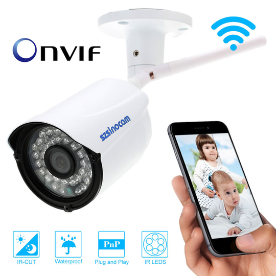 Waterproof Wireless P2P Wifi IP Camera 1/4" CMOS 1.0 Megapixel 720P