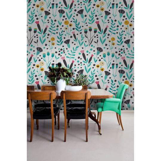 Westley 2.08m x 1.46m Matte Wallpaper Roll