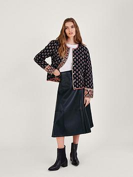Monsoon Padded Rose Print Fashion Jacket