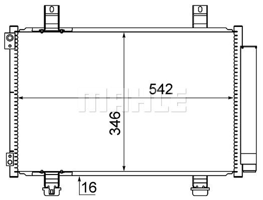 Condenser Air Conditioning 8FC351310-291 by BEHR