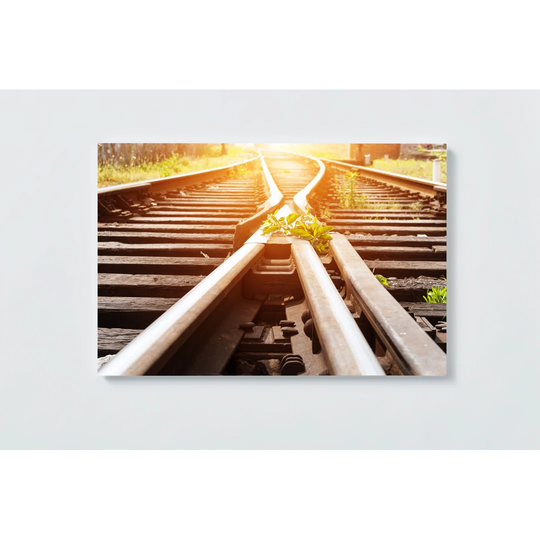 Rail Track Magnetic Wall Mounted Cork Board