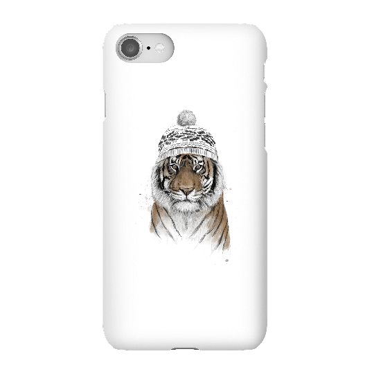 Balazs Solti Winter Tiger Phone Case for iPhone and Android - iPhone 8 - Snap Case - Gloss