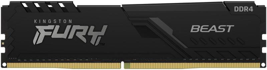 Kingston FURY Beast 16GB 2666MHz DDR4 RAM- Black