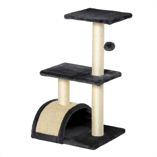 PawHut 2 Perch Cat Climbing Tree