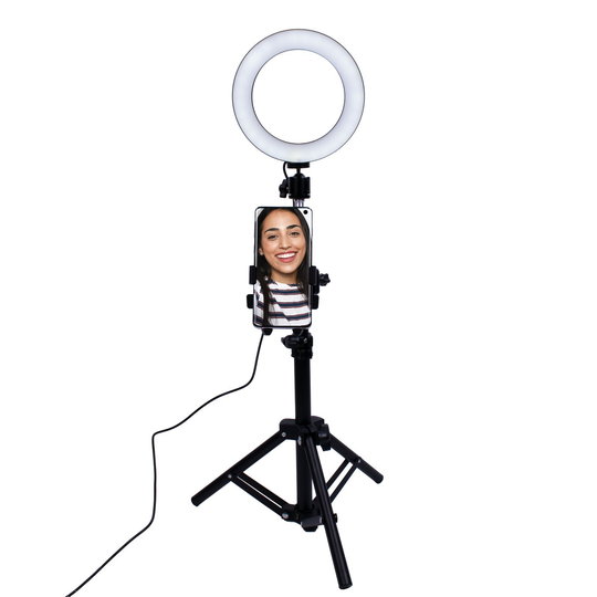 Fizz Creations Kids LED Selfie Light - Black