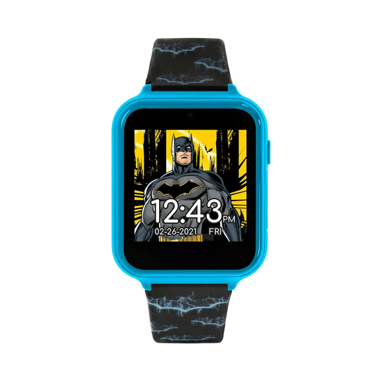Disney Batman kids interactive watch with printed soft silicone strap.