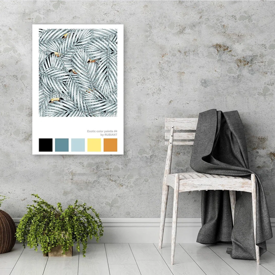 Poster, Toucans In Leaves