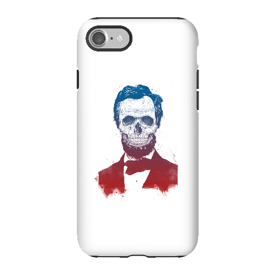 Balazs Solti Suited And Booted Skull Phone Case for iPhone and Android - iPhone 7 - Tough Case - Gloss