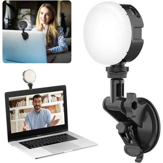 Ulanzi VIJIM Video Conference LED Lamp Kit 2000 mAh Battery for Laptop, MacBook, Computer, PC, Desktop for Live Streaming Video Calls Online Teaching