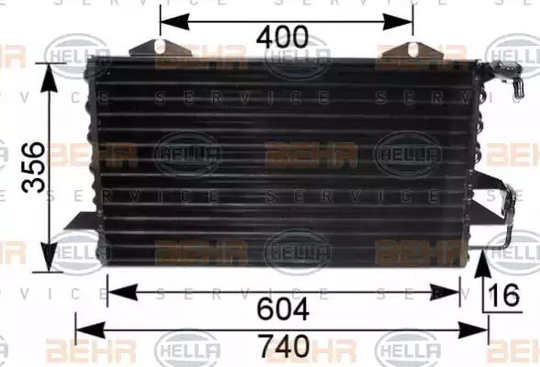 Condenser Air Conditioning 8FC351035-541 by BEHR