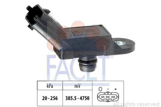 Air Pressure Sensor, height adaptation Made in Italy - OE Equivalent 103055