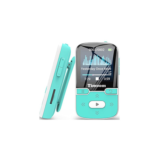 HOCO MP3 Player Bluetooth, Mini Sports MP4 Player with 32GB, X56 Lossless Portable HiFi, FM Radio, Smart Pedometer, Photos, Recordings, E-Book, Suppor