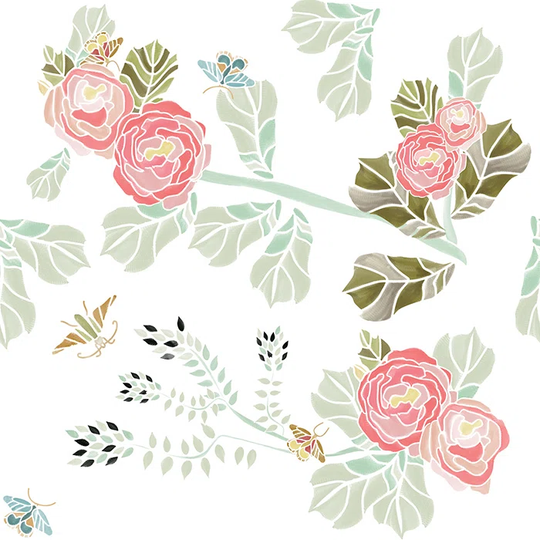 Avetis 3.12m x 2.19m Matte Wallpaper Roll