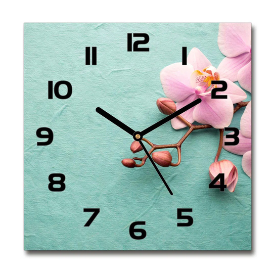 Havannah Orchid Silent Wall Clock