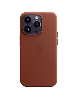 Apple Iphone 14 Pro Leather Case With Magsafe - Umber