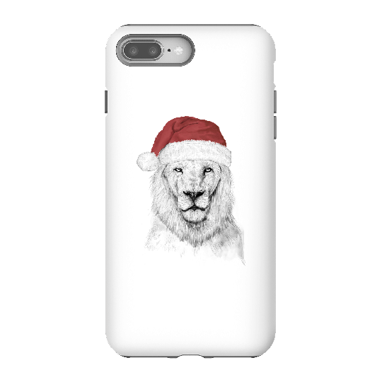 Balazs Solti Santa Bear Phone Case for iPhone and Android - iPhone 8 Plus - Tough Case - Matte
