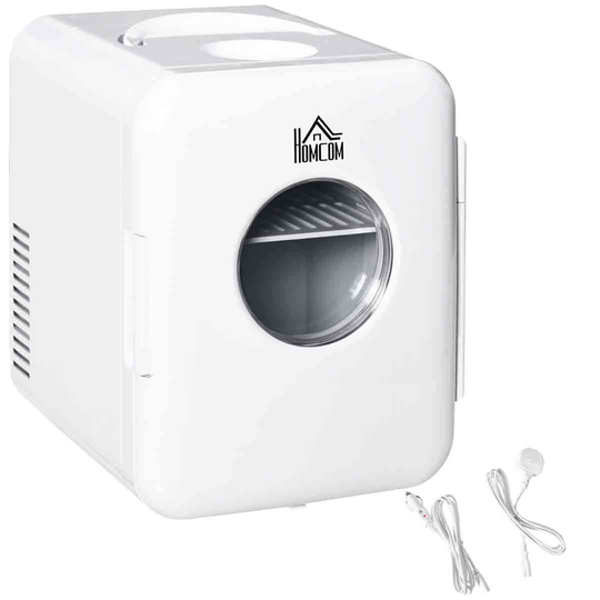 HOMCOM C00-022V70 4L Mini Fridge - White