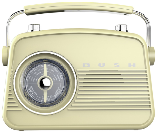 Bush Retro Mini FM Radio - Cream