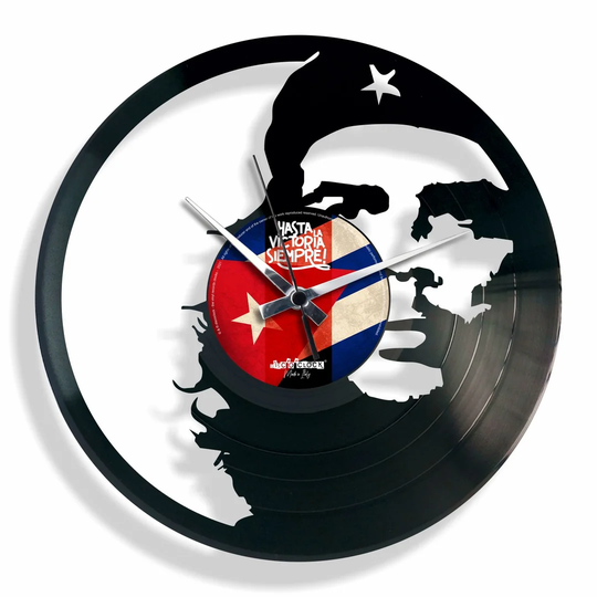 Il Che Vinyl Inspired by Che Guevara 30cm Silent Wall Clock
