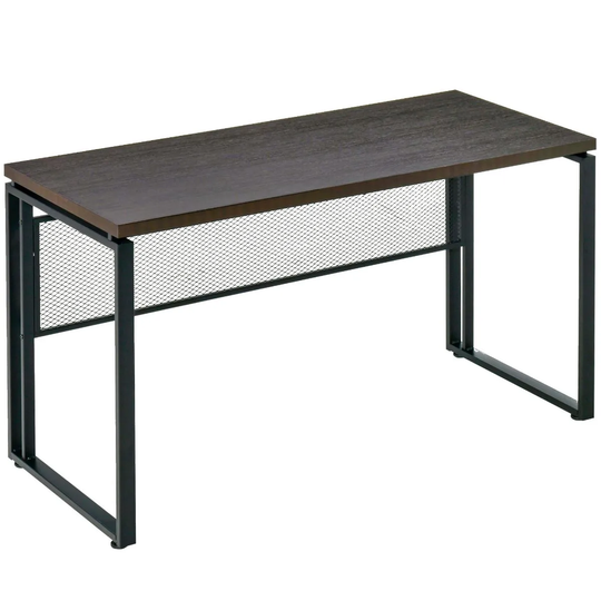 Solstice Network Desk - Black/Rustic Brown
