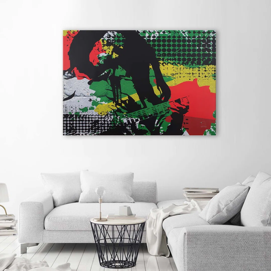 Canvas Print Bob Marley Reggae Music