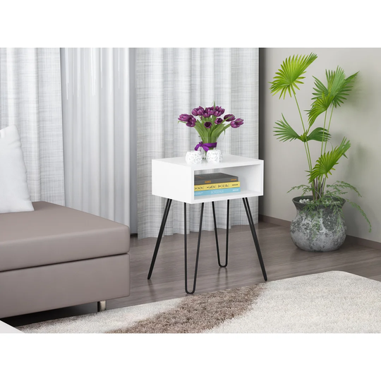 Adorian Side Table with Storage