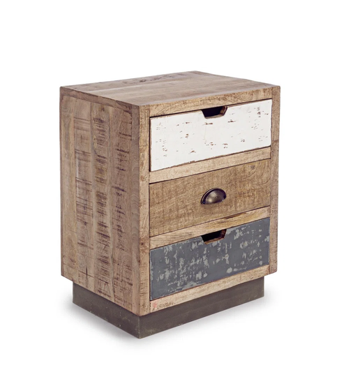 Gylla 3 Drawer Bedside Table