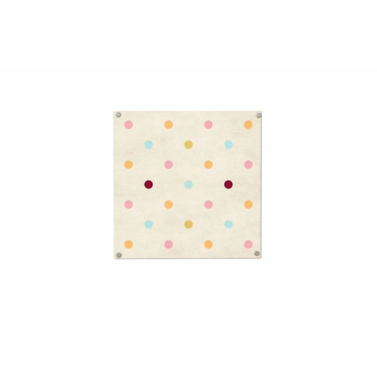 Dots Magnetic Wall Mounted Photo Memo Board
