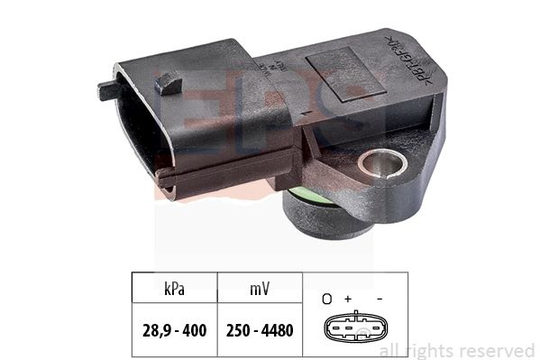 Air Pressure Sensor, height adaptation Made in Italy - OE Equivalent 1.993.249 EPS Facet 1993249