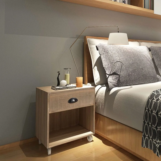 Jadam 1 Drawer Bedside Table