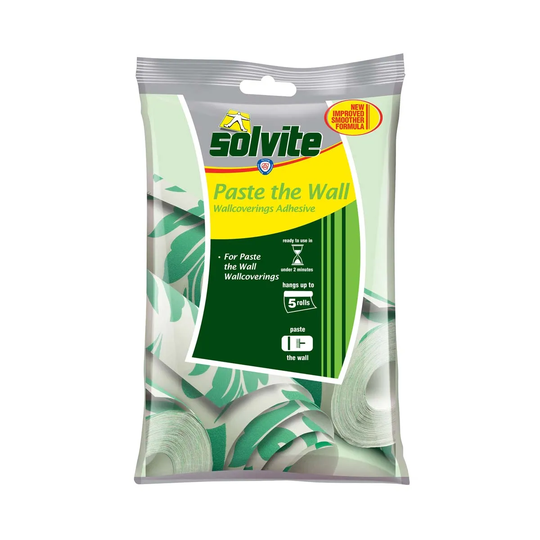 Solvite Paste The Wall Wallcoverings Adhesive - 5 Roll Sachet